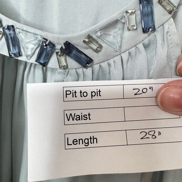 BCBG MAXAZRIA Halter Neck Embellished Sleeveless Blouse - Picture 9 of 9